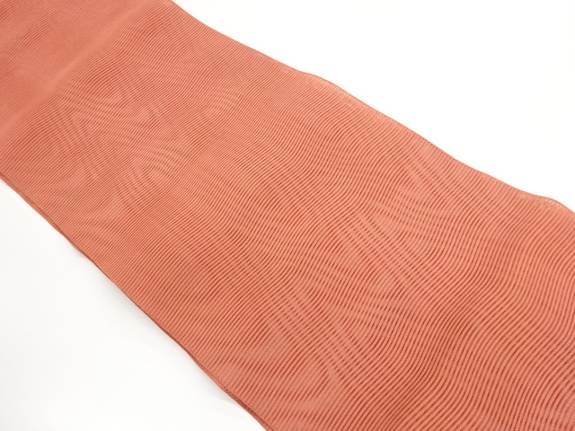 JAPANESE KIMONO / NAGOYA OBI FOR SUMMER / TSUZURE / WOVEN WAVY STRIPE 